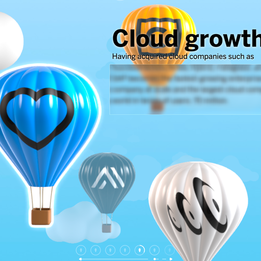 Animated WebGL timeline celebrating decades of technological milestones